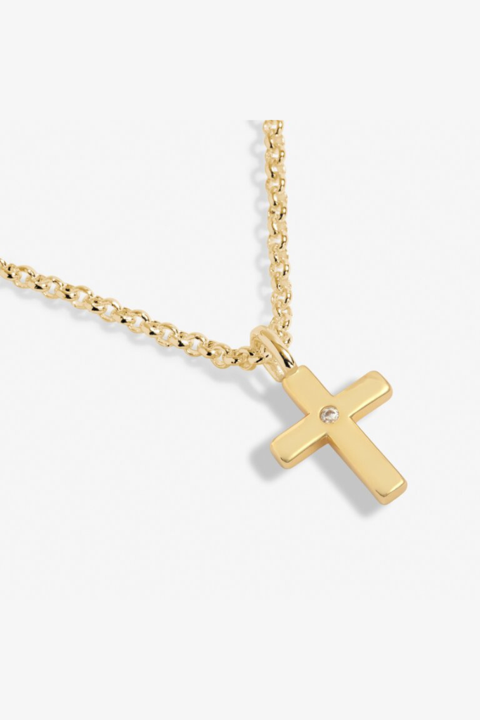 A Little &#039;Live By Faith&#039; Necklace- Gold