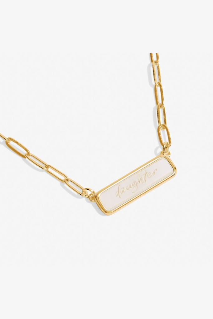 A Little &#039;Wonderful Daughter&#039; Necklace- Gold