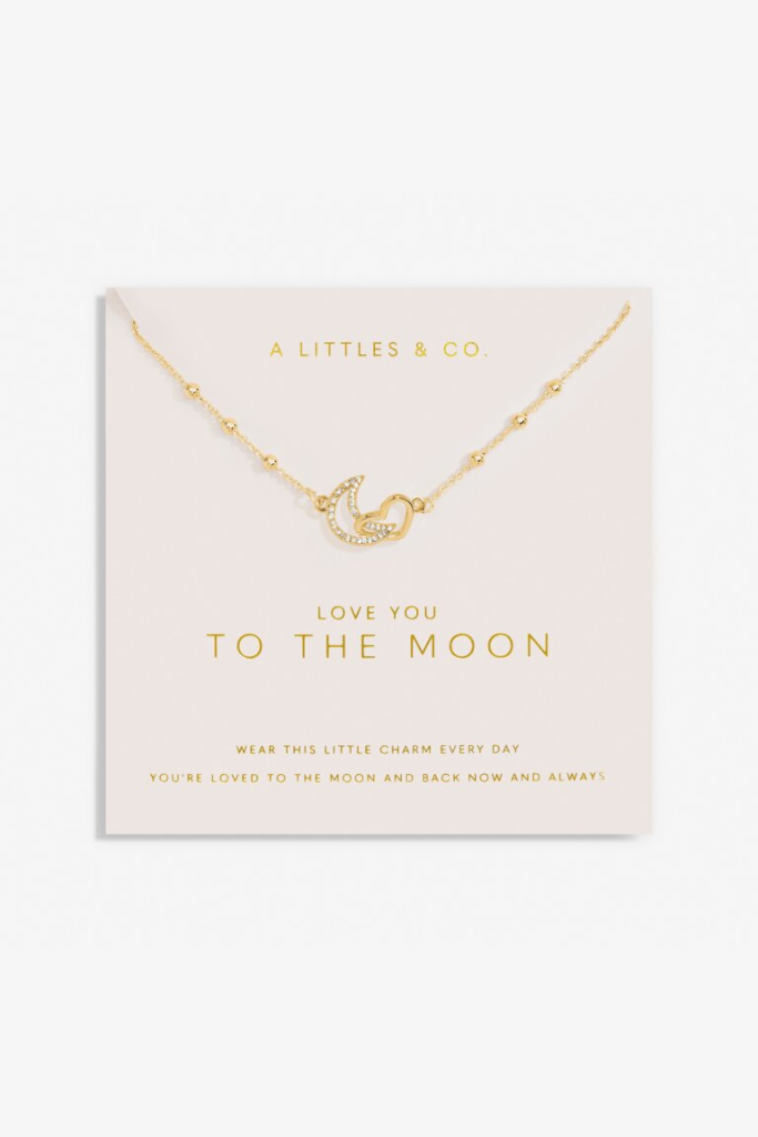 Forever Yours &quot;To The Moon Necklace&quot; - Gold