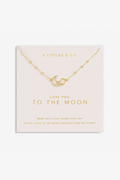 Forever Yours "To The Moon Necklace" - Gold