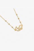 Forever Yours "To The Moon Necklace" - Gold