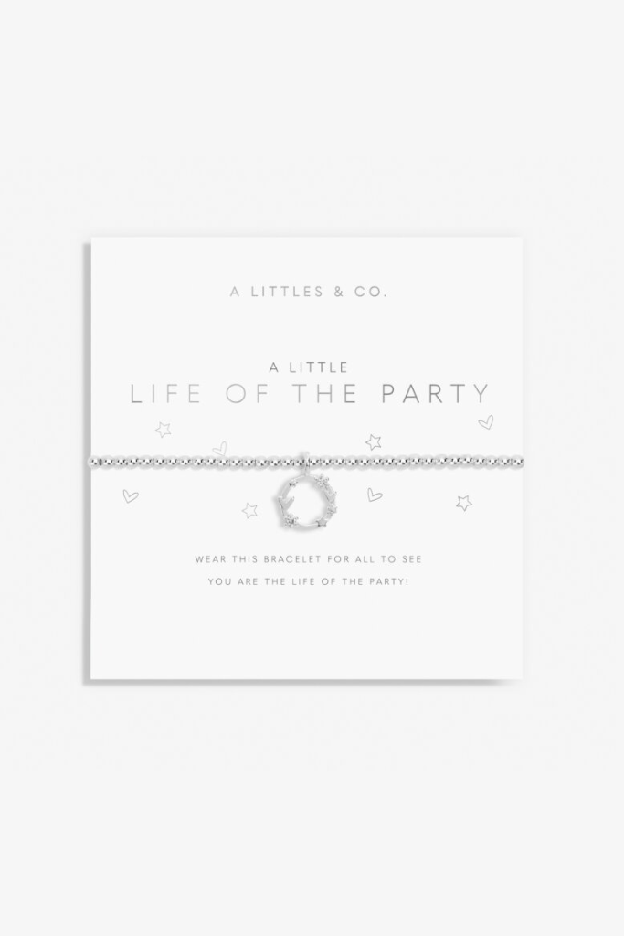 A Little &quot;Life Of The Party&quot; Bracelet- Silver