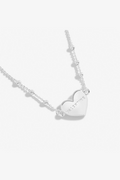 Forever Yours 'Happy Valentine's' Necklace- Silver