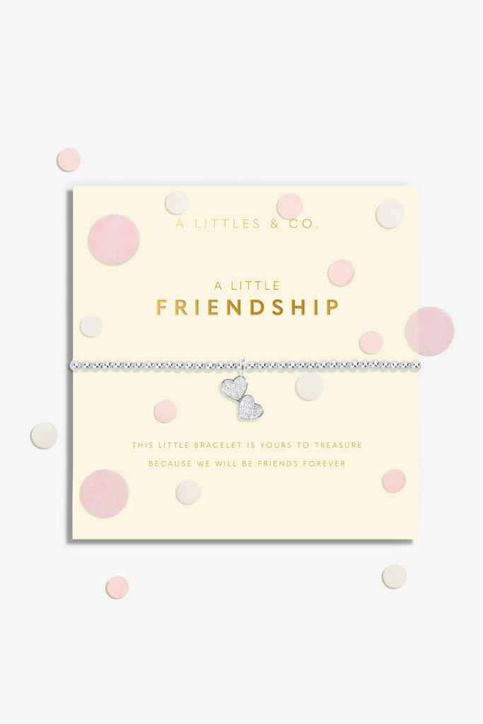 A Little Confetti Friendship Bracelet - Silver