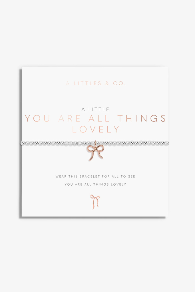 A Little &quot;All Things Lovely&quot; Bracelet - Rose Gold