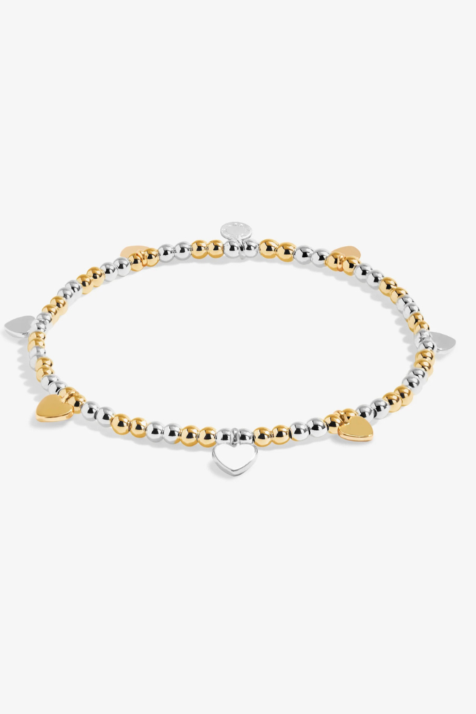 A Little &#039;Hearts&#039; Bracelet - Silver/Gold