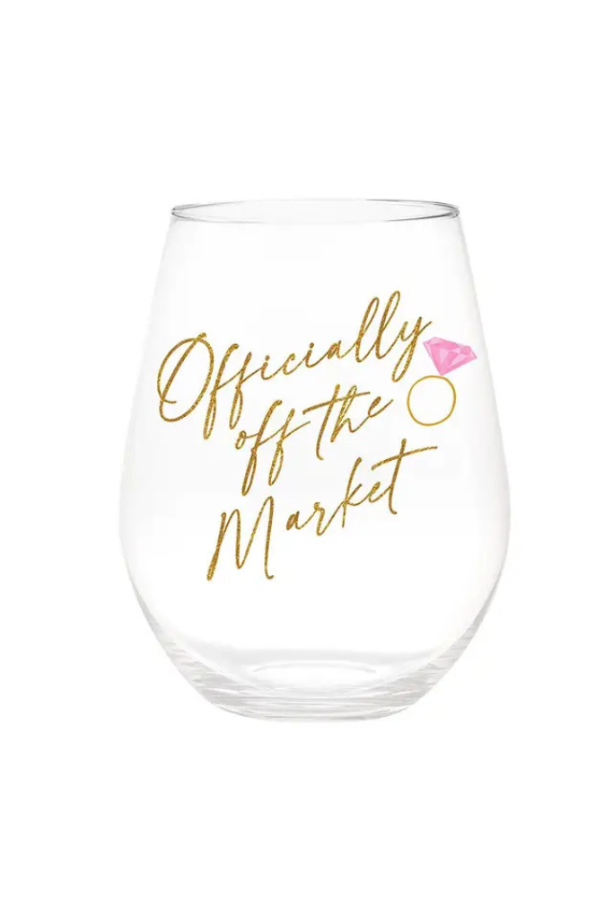 Jumbo Wine Glass &quot;Off The Market&quot; - 30oz