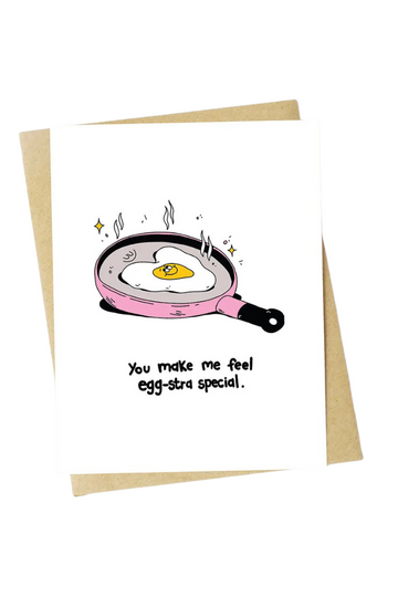 &quot;Egg-stra Special&quot; Valentines Card