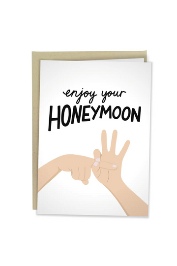 Enjoy Your Honeymoon Greeting Card