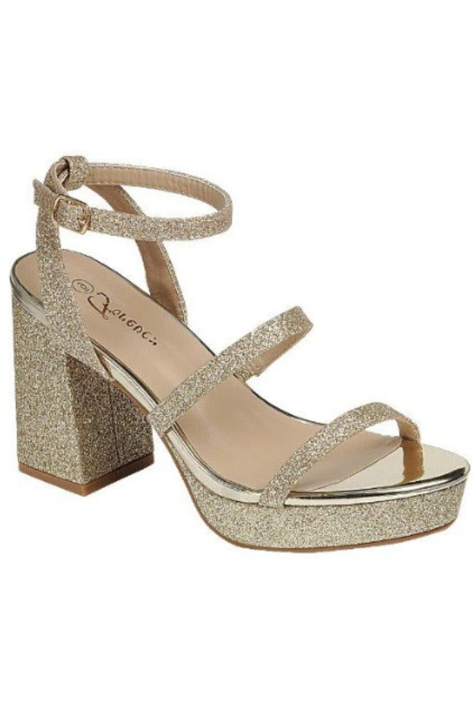 Lessa Platform Heel - Champagne