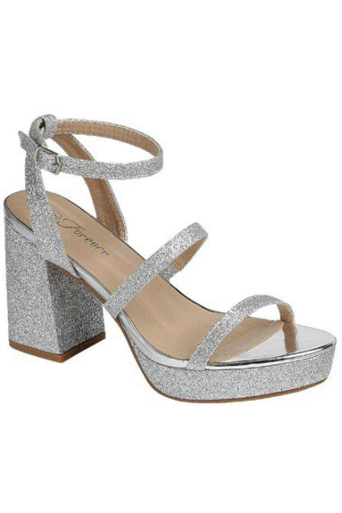 Lessa Platform Heel - Silver