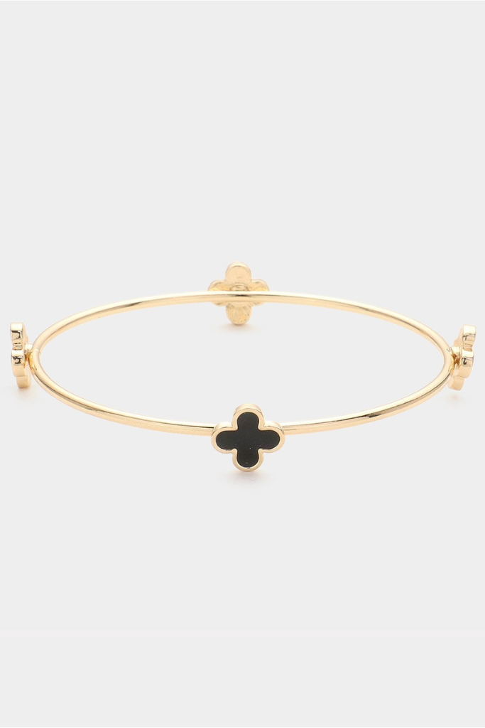 Katerina Clover  Bangle - Black