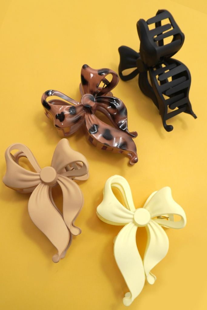 Large Bow Hair Clip -