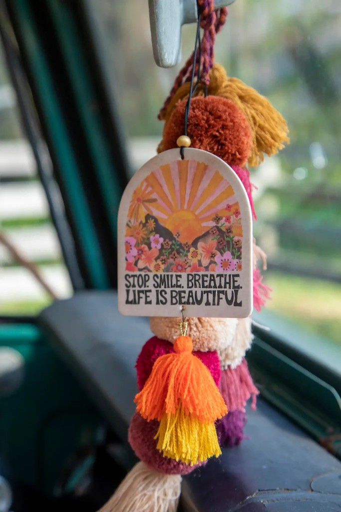 Nat Life Air Freshener - Stop Smile Breathe