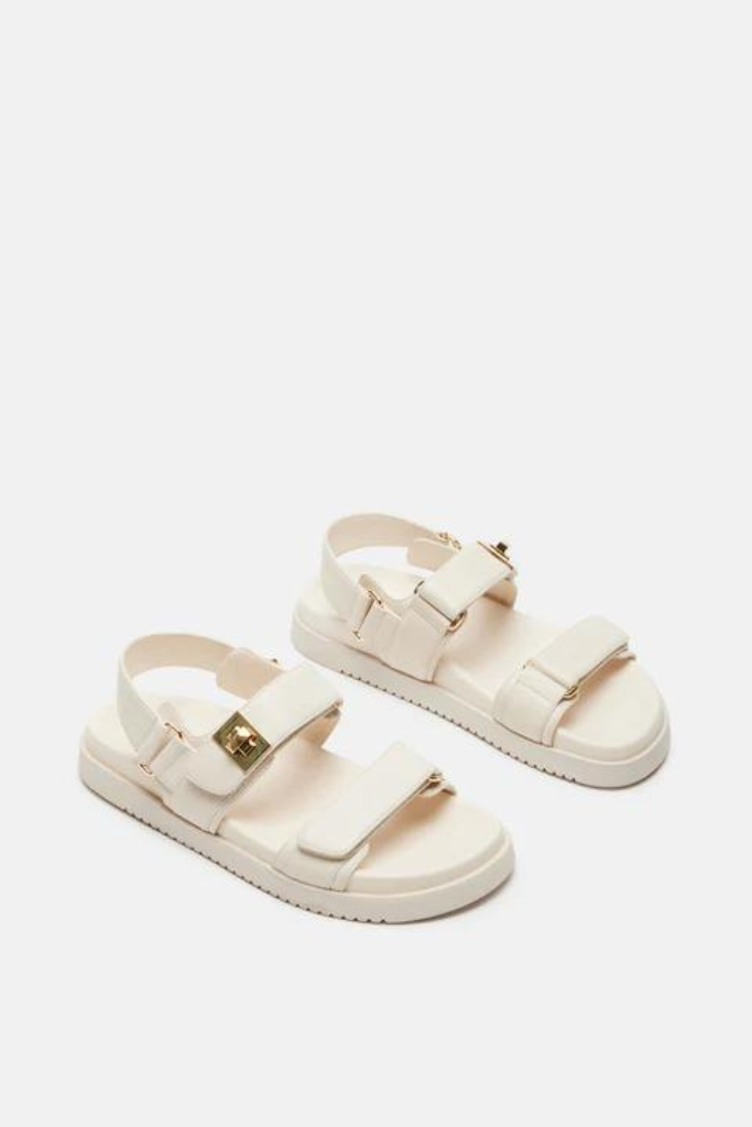 Steve Madden Mona Sandals- Bone