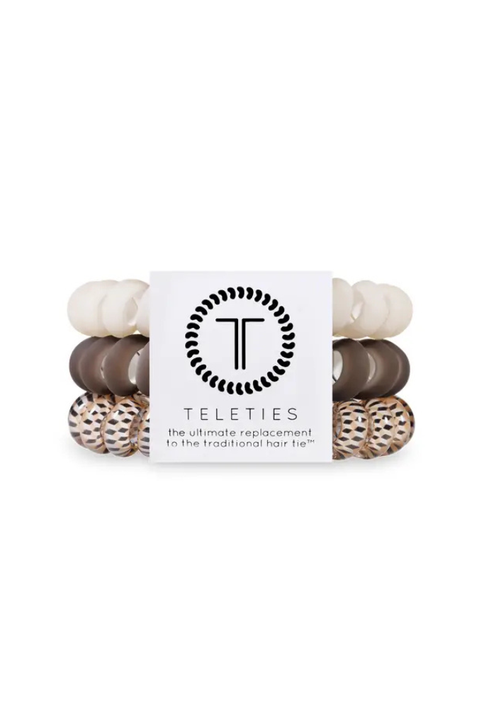 TELETIES Large Hair Ties 3-Pack -