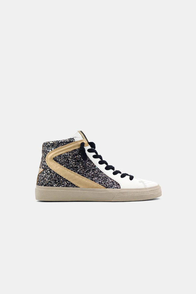 Rooney Sneakers- Gold/Black