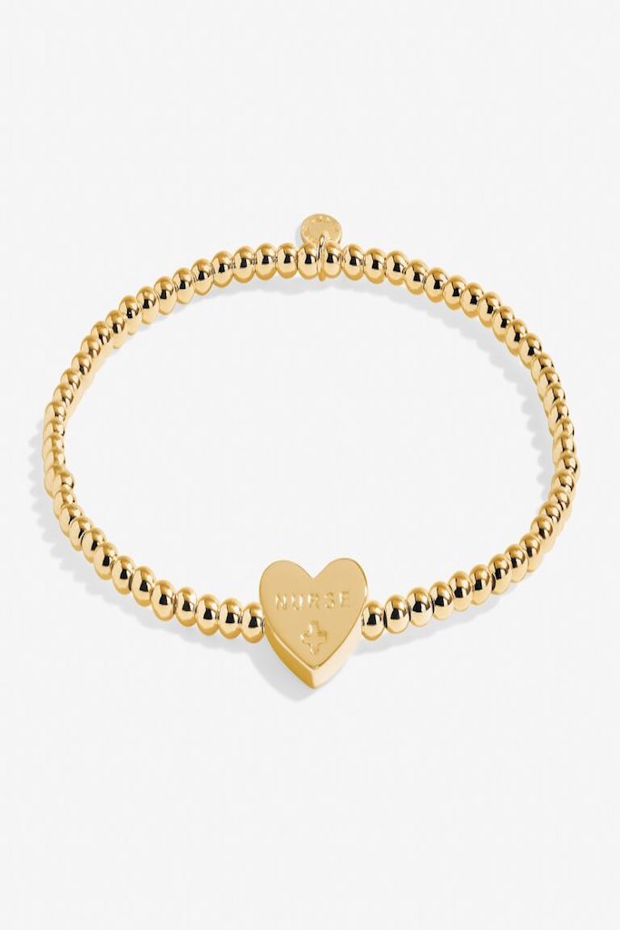 A Little &#039;Caring Nurse&#039; Bracelet- Gold