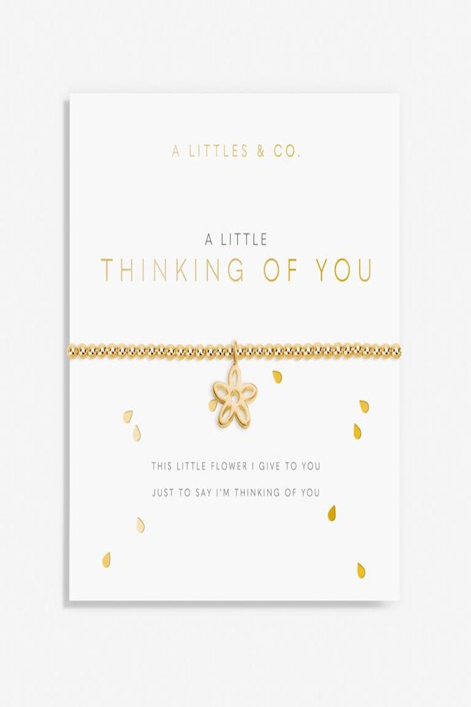 A Little &#039;Thinking Of You&#039; Bracelet- Gold