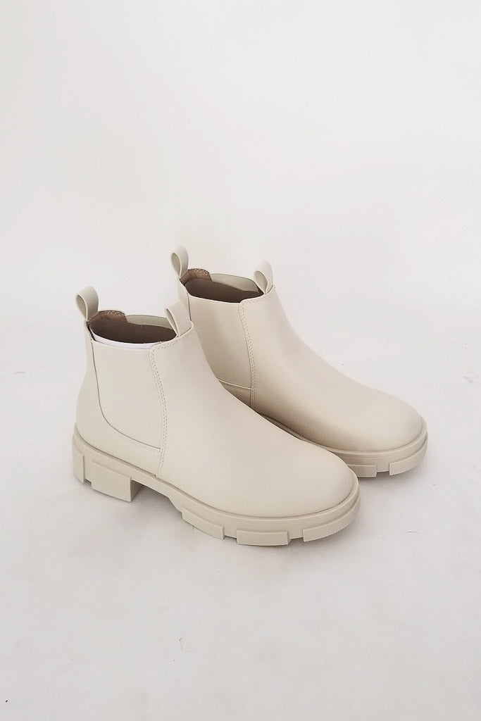 Yohana Shu Shop Boots- Nude