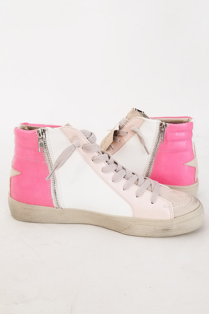 Rooney Sneakers- Pink Lizard