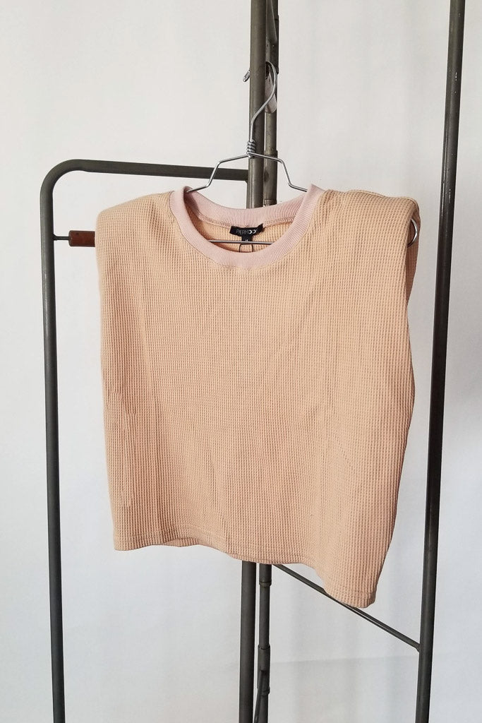 Cora Crop Top- Tan