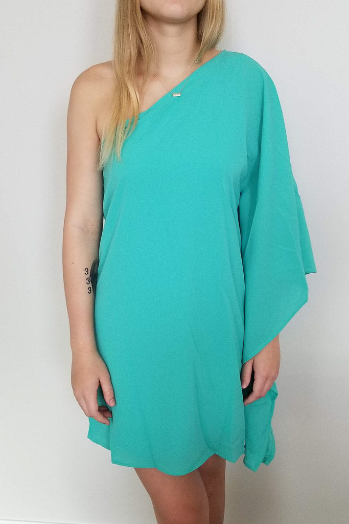 Anna Mini Dress- Teal