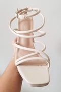 Mellow Platform Heels- Nude