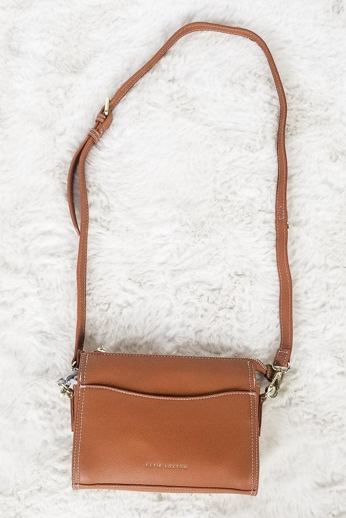 KL Perri Crossbody Bag -  Cognac