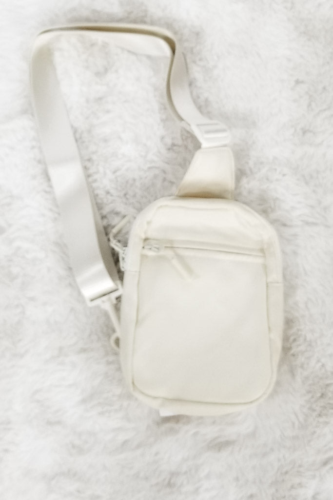 Fresh Take Crossbody Belt Bag - Ivory