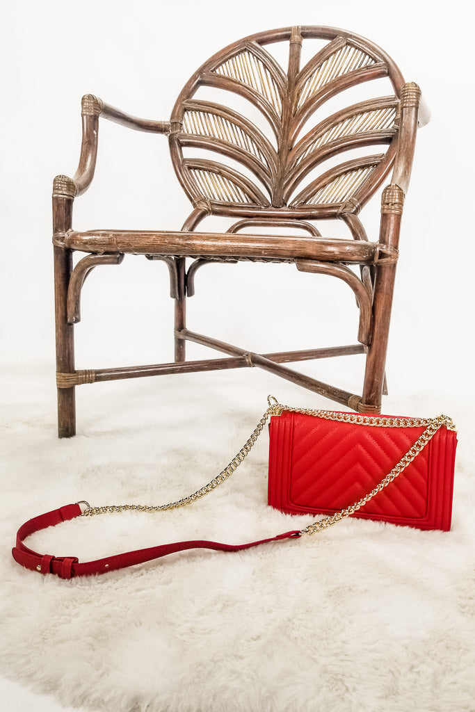 Feeling Classic Crossbody Bag - Red