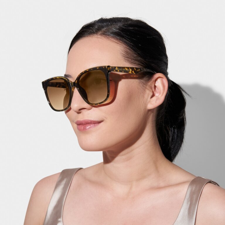 KL Savannah Sunglasses- Brown Tortoiseshell