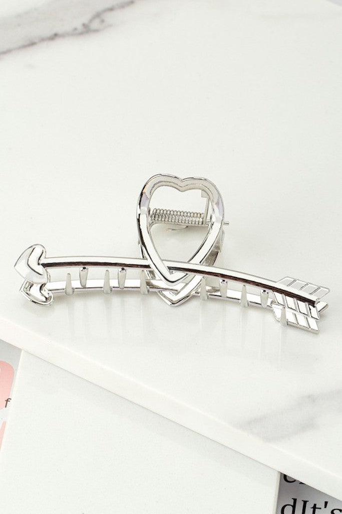 Close To You Claw Clip- Silver