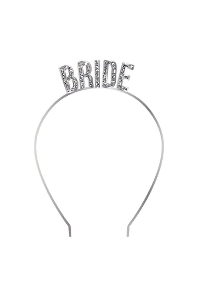 Bride Headband - Silver