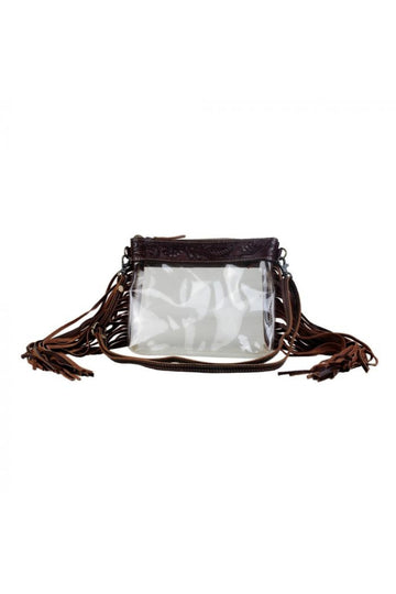 Myra Bag Intricate Clear Fringe Bag