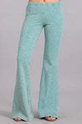 Nine To Five Bell Bottom Pants - Mint