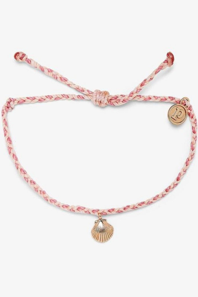 Pura Vida  La Concha Rose Gold Bracelet - Pink