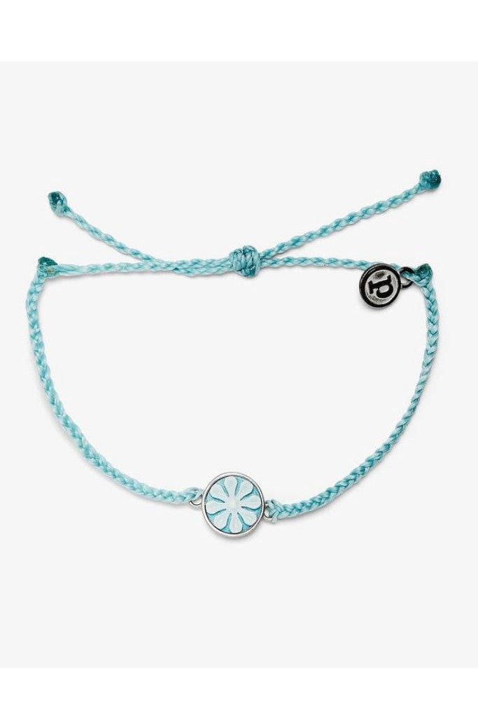 Pura Vida Cameo Charm Bracelet - Ice Blue