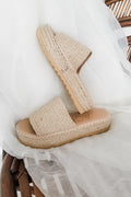 MATISSE Del Mar Platform Sandal- Natural