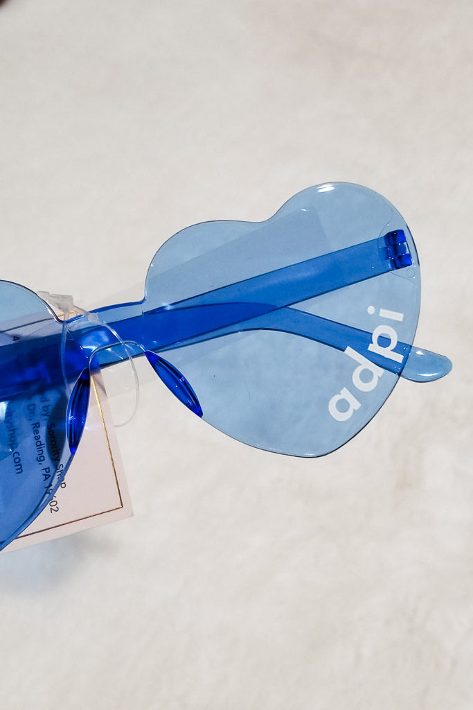 Alpha Delta Pi- Heart Shaped Sunglasses