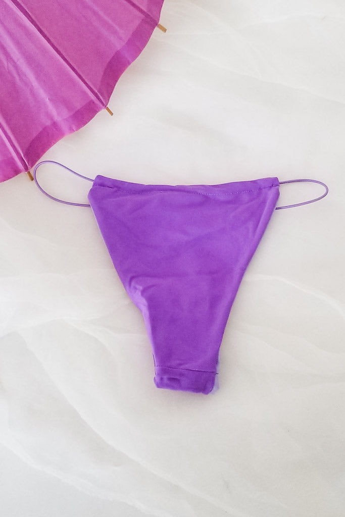 Summer Get Away Bikini Bottom- Purple