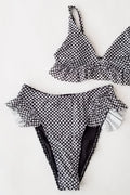 I'm Frilled Bikini- Black