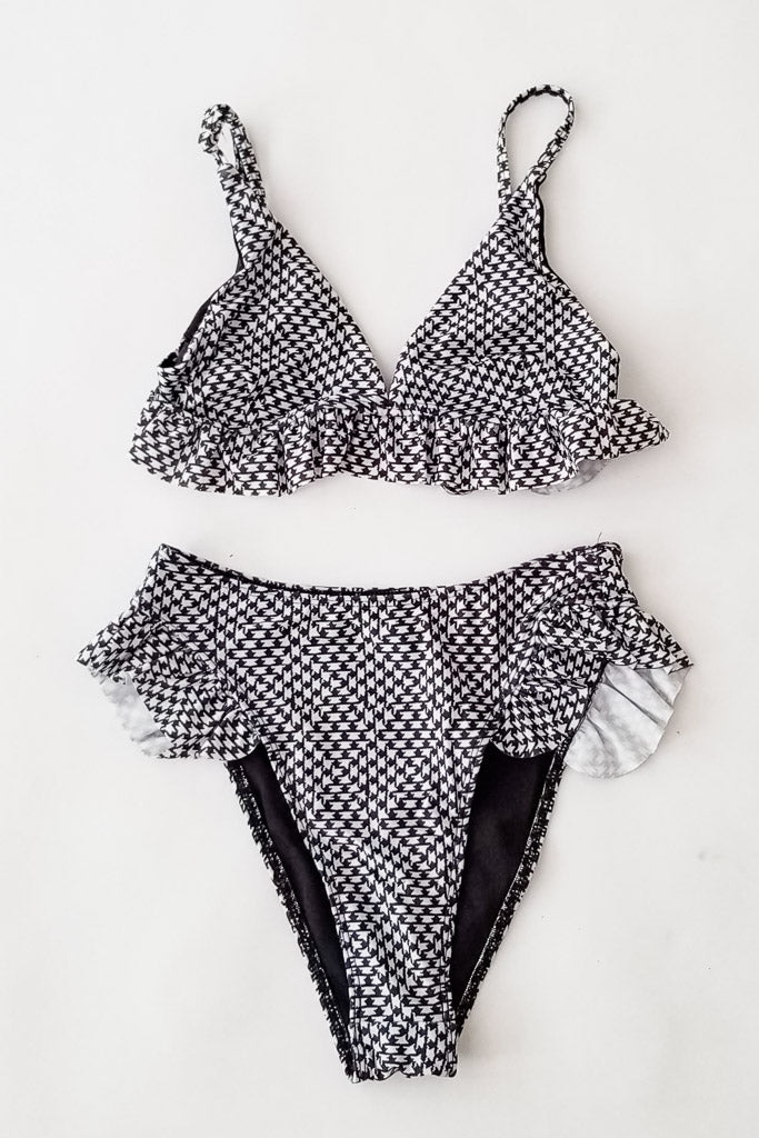 I&#039;m Frilled Bikini- Black